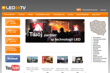 led24.tv. Telebimy, eventy - Kampanie Reklamowe Lublin