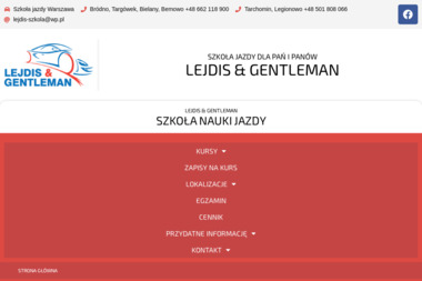 Ośrodek Szkolenia Kierowców Lejdis & Gentleman - Nauka Jazdy Legionowo