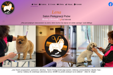 Lena Salon Fryzjersko-Kosmetyczny dla Psów Beata Zdrowak. Strzyżenie psów, pielęgnacja psów - Salon Fryzjerski Bielsko-Biała