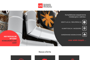 Hurtownia Wentylacyjno-Klimatyzacyjna Hurt Detal Lig - Firma Instalatorska Kielce