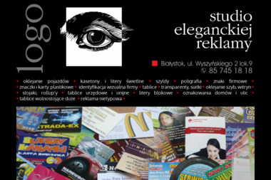 Studio Eleganckiej Reklamy Logo - Ekskluzywne Wizytówki Białystok