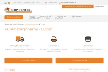 Ship Center Lublin, kurier i poligrafia - Ulotki Lublin