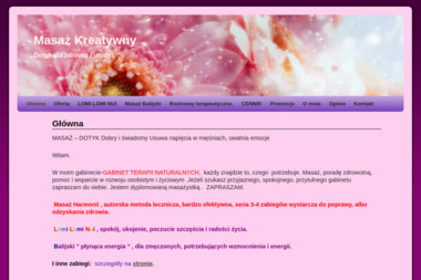 Masaż Kreatywny Janina Lichoń - Fizjoterapeuta Kraków