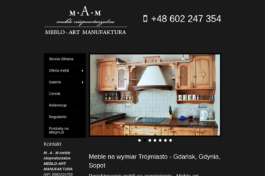 M.A.M Meble. Meble na wymiar, meble na zamówienie - Blaty Gdynia
