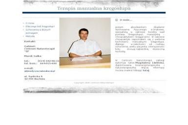 Terapia Manualna Kręgosłupa (Centrum Neuroterapii Qi) - Masaż Bochnia