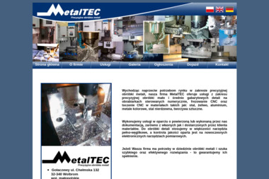 MetalTec - Obróbka Metali Kolonia Chełmska