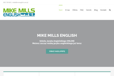 Mike Mills English - Nauka Języka Warszawa