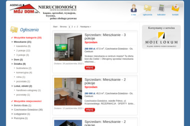 Świerczyna Krzysztof Agencja M&oacute;j Dom - Zakup Nieruchomości Czechowice-Dziedzice