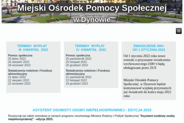 Miejski Ośrodek Pomocy Społecznej w Dynowie - Agencja Niań Dynów