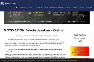 Motivation Szkoła Języków Obcych Online Magdalena Szelinger - Szkoła językowa Siedlce