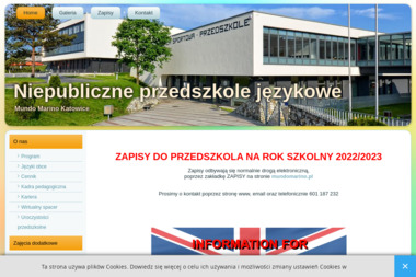 Niepubliczne Przedszkole Językowe Mundo Marino - Prywatne Przedszkole Katowice