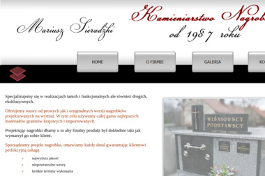 Usługi Kamieniarskie Sieradzka - Nagrobki Śmigno