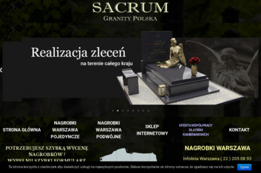 Sacrum Granity Polska Projektowanie Nagrobków - Blaty kamienne Spręcowo