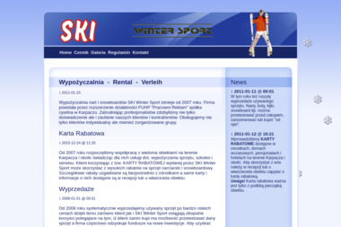 Wypożyczania Nart i Snowboard&oacute;w Ski Winter Sport - Nauka Jazdy Karpacz