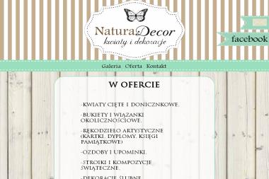 Kwiaciarnia NaturaDecor - Upominki Świąteczne Wodzisław Śląski
