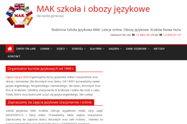 Szkoła Językowa MAK Kraków Niemiecki - Korepetycje z Niemieckiego Kraków