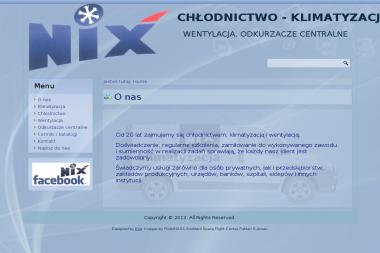 Nix Marcin Graczyk. Chłodnictwo, klimatyzacja - Klimatyzacja Kłodawa