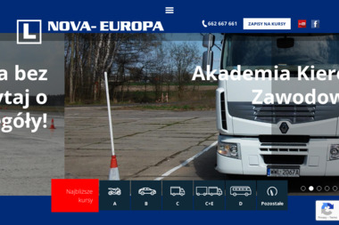 Ośrodek Szkolenia Kierowców Nova Europa. Nauka jazdy, szkolenie okresowe - Szkoła Jazdy Mińsk Mazowiecki