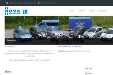 Nova Marcin Kaczmarek - Szkoła Jazdy Ślesin