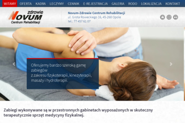 NOVUM - Zdrowie. Centrum Rehabilitacji - Rehabilitant Opole