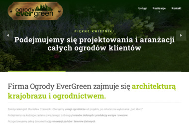 Ogrody EverGreen Stanisław Czarnecki. Projektowanie ogrodów - Biuro Projektowe Pabianice