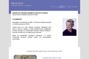 NZOZ PRZYCHODNIA OKULISTYCZNA - Gabinet Ginekologiczny Lublin