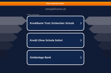 Omega Finanse - Doradcy Kredytowi Białystok