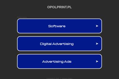 Opolprint - Usługi Poligraficzne Malnia