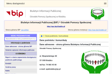 Ośrodek Pomocy Społecznej w Kłodzku - Niania Kłodzko