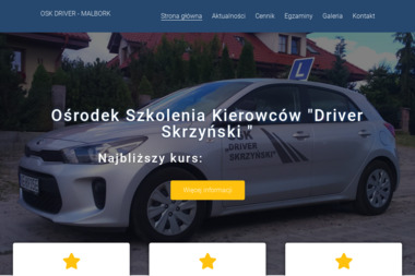Ośrodek Szkolenia Kierowców ""Driver Skrzyński"" - Szkoła Jazdy Malbork