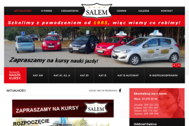 Ośrodek Szkolenia Kierowców SALEM - Szkoła Jazdy Bielsko-Biała