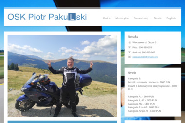 Ośrodek Szkolenia Kierowc&oacute;w Piotr Pakulski - Szkoła Jazdy Brześć Kujawski