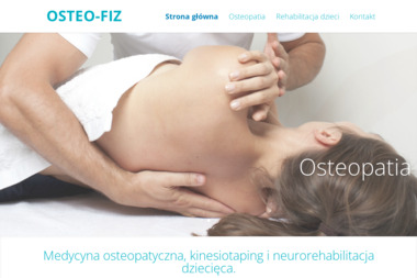Gabinet fizjoterapii i medycyny osteopatycznej “OSTEO- FIZ” - Rehabilitacja Świdnica
