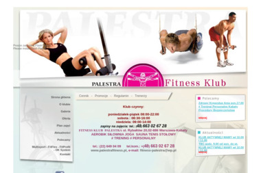 Fitness Palestra. Siłownia, fitness - Joga Warszawa