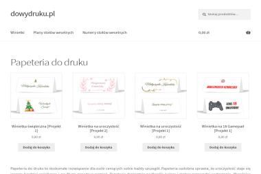 Papierowe Drobiazgi Marta Michałek. Wizytówki, ulotki - Drukarnia Bielsko-Biała