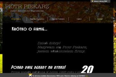 PPHU Zakład Betoniarsko Nagrobkowy Piotr Piekarz - Wylewka Betonowa Sosnowiec
