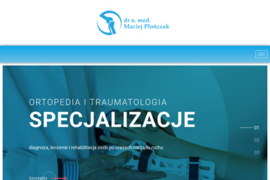 Dr n. med. Maciej Płończak - lekarz ortopeda - Badania Ginekologiczne Siedlce