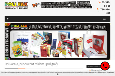 Poli-Fax. Agencja reklamowa, poligrafia, reklamy - Banery Bydgoszcz