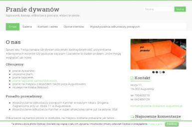 Pranie dywanów - Pranie Tapicerki Meblowej Augustów