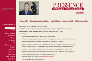 Bogusław Feliszek Pressence Public Relations - Usługi Reklamowe Opole