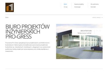 Biuro Projektów Inżynierskich Pro-Gress - Projekty Domów Nowoczesnych Lubaczó