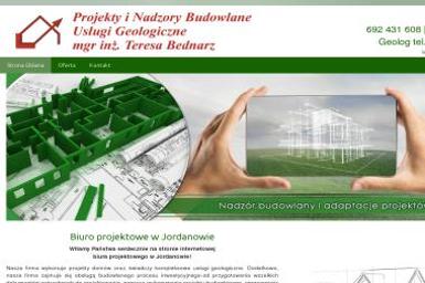 Projekty i Nadzory Budowlane Mgr inż. Teresa Bednarz. Usługi geologiczne - Geolog Jordanów