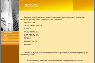 Pro Kapital Dorota Kopycińska - Ubezpieczenia na Wakacje Lublin