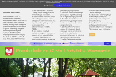 Przedszkole Nr 47 Mali Artyści - Opieka Nad Dzieckiem Warszawa