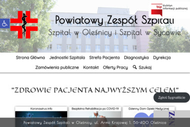 Szpital w Sycowie - Ginekologia Syców