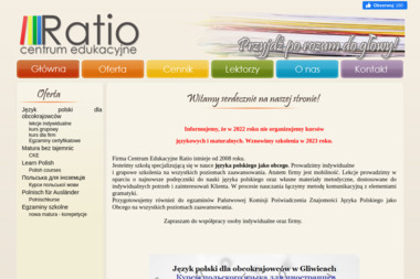 Centrum Edukacyjne Ratio - Szkoła Językowa Gliwice