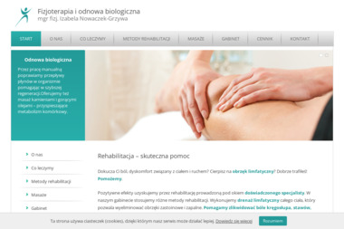 Fizjoterapia i odnowa biologiczna Izabela Nowaczek-Grzywa - Masaż Twarzy Kraków