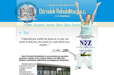 Niepubliczny Zakład Opieki Zdrowotnej Ośrodek Rehabilitacji s.c. - Rehabilitacja Domowa Lublin