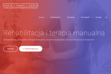 Piotr Paweł Rząca - Fizjoterapeuta Kraków