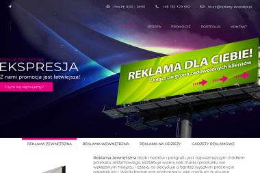 Agencja Reklamy Ekspresja. Reklama, baner - Ulotki Nowa Sarzyna